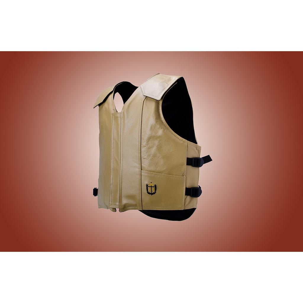 1200 Series Bull Riding Vest, Leather, Custom Color